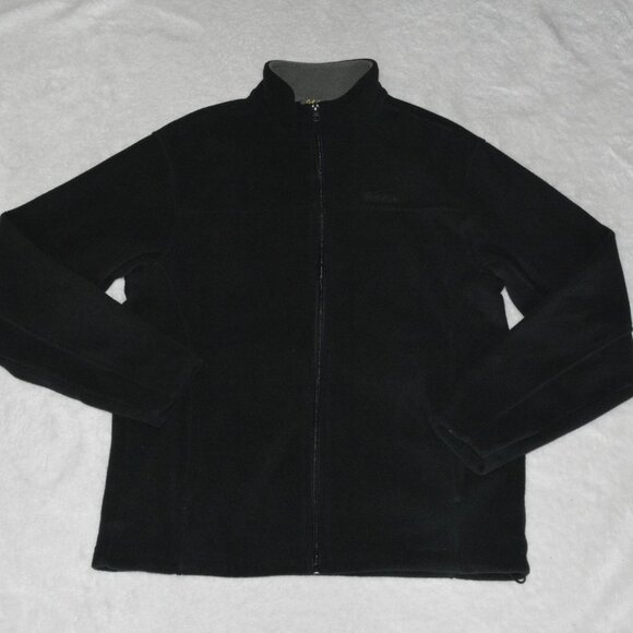 Cabela's Men's Jacket Black Fleece Full Zip size Small - Picture 2 of 6